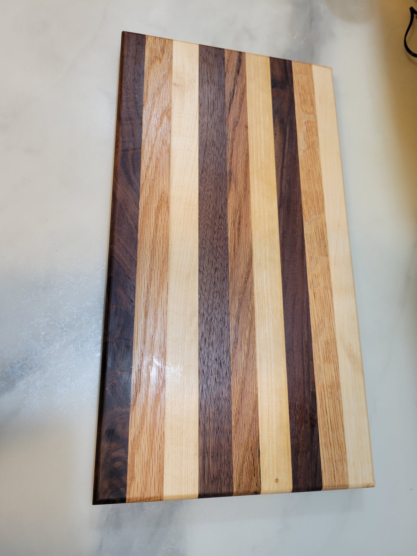 Daily Use Wooden Cutting Board, Roadway design, handcrafted.