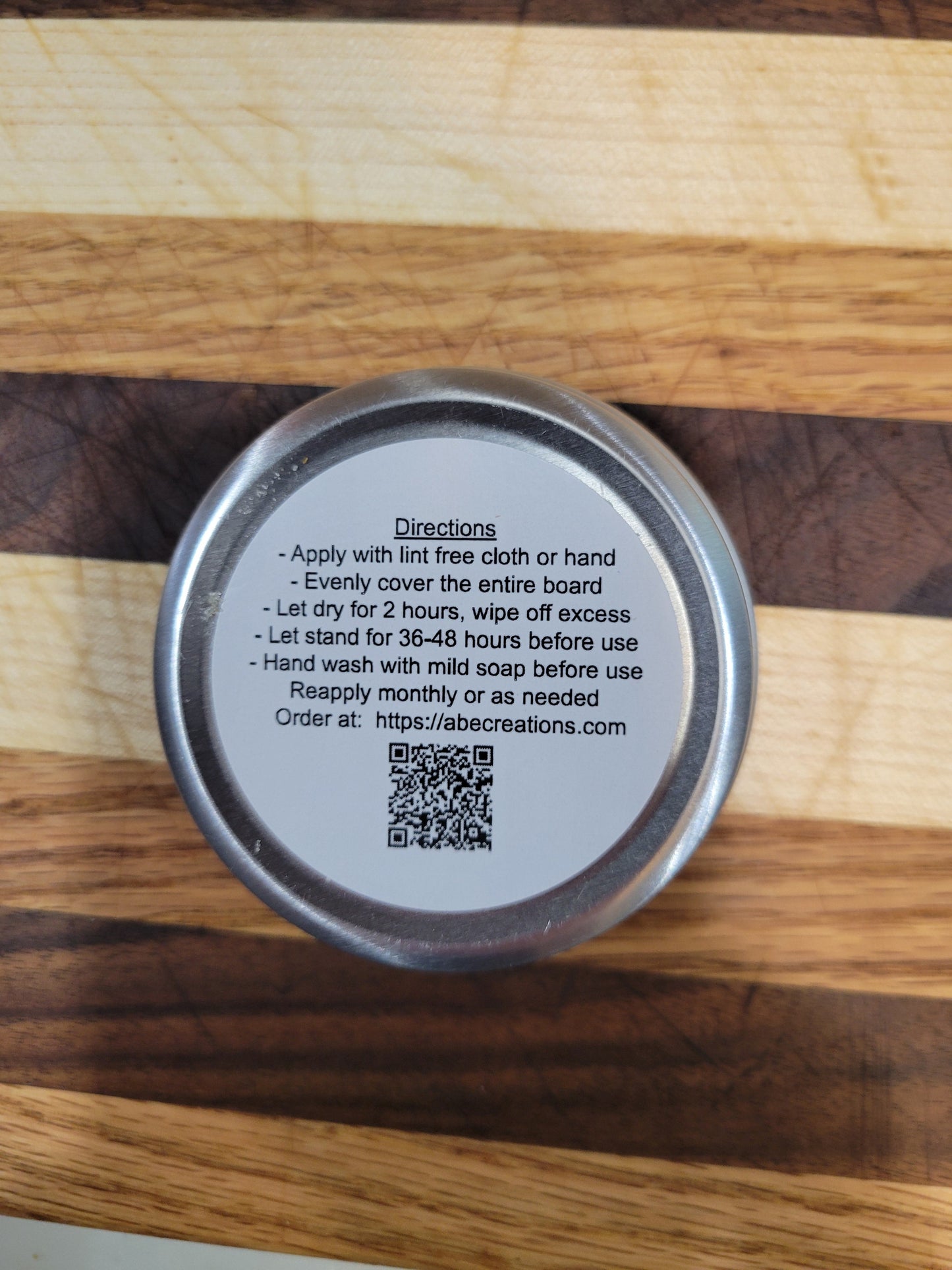 Cutting board Cream, oil finish