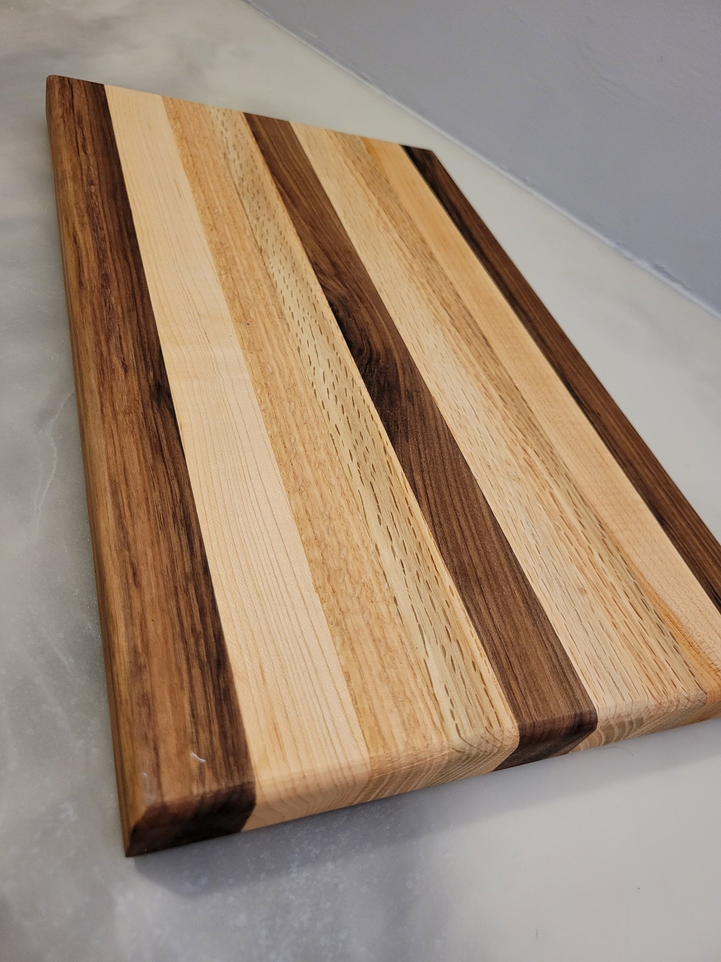 Daily Use Wooden Cutting Board, Roadway design, handcrafted.
