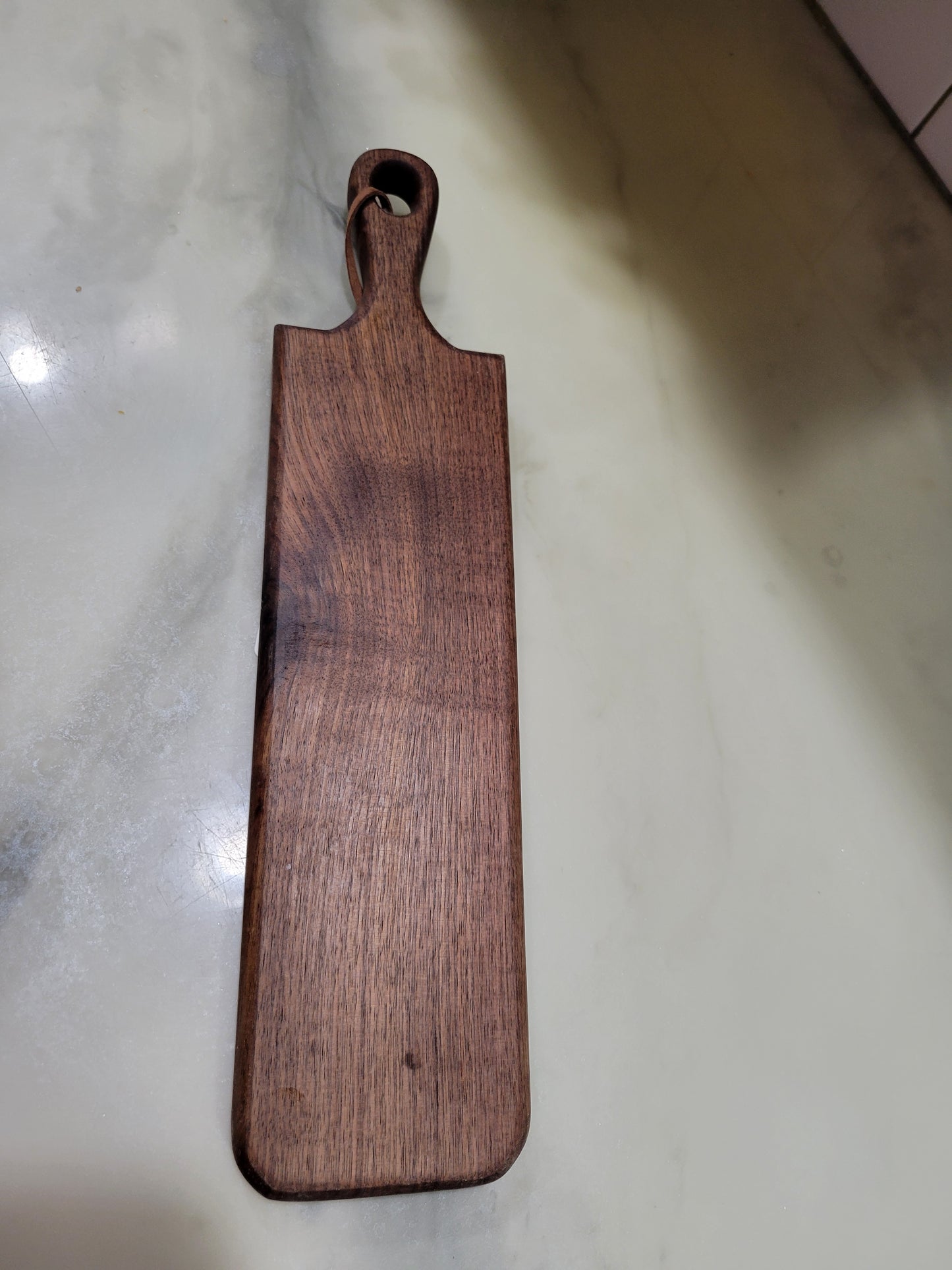 Camping cutting board, Black Walnut wood