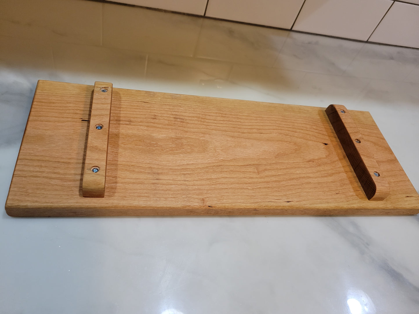 Solid Cherry Sushi Board - bottom