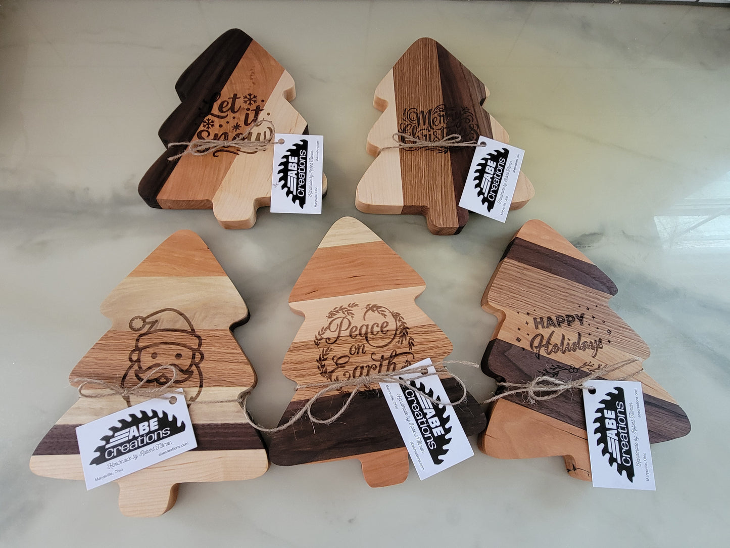 Christmas Tree Cheese Board
