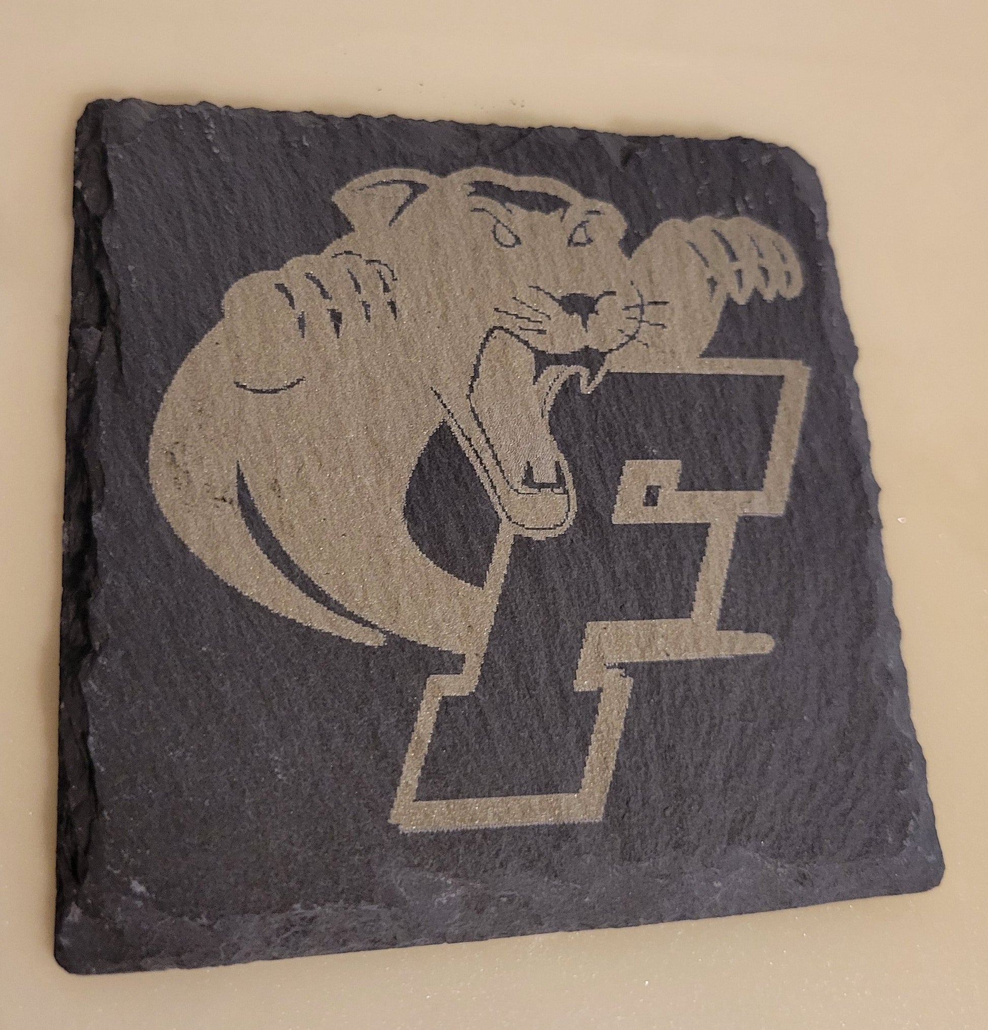 Slate Coaster with Fairbanks High School, Milford Center Ohio