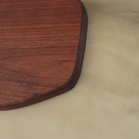 Cat Charcuterie Board - Black Walnut Video