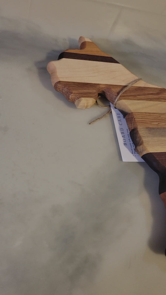 Schnauzer Shaped Charcuterie / Cutting Board