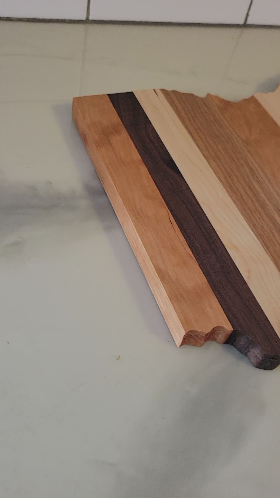 state of Ohio Shape wood charcuterie video